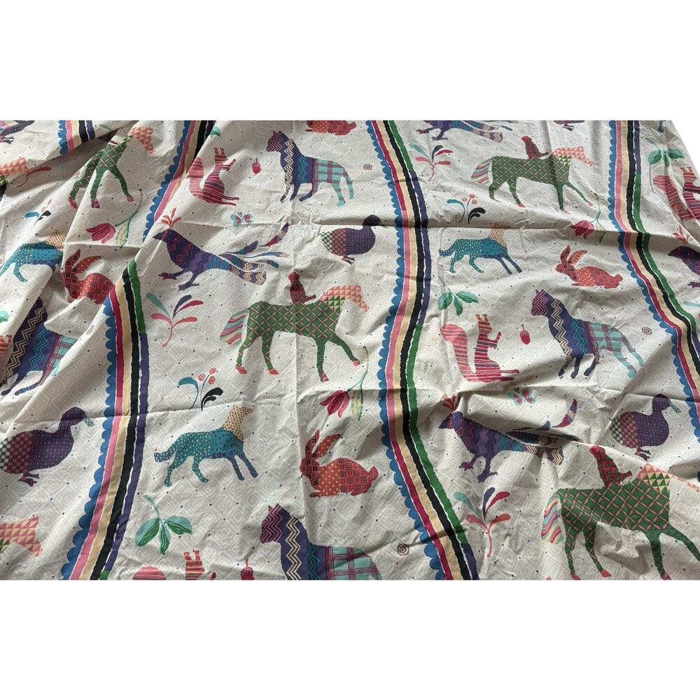 Vintage 90s Novelty Animal Bird Folk‎ Art Mixed Fabric Quilting Craft Lot READ